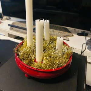 Ljusstake  - Röd ljusstake 