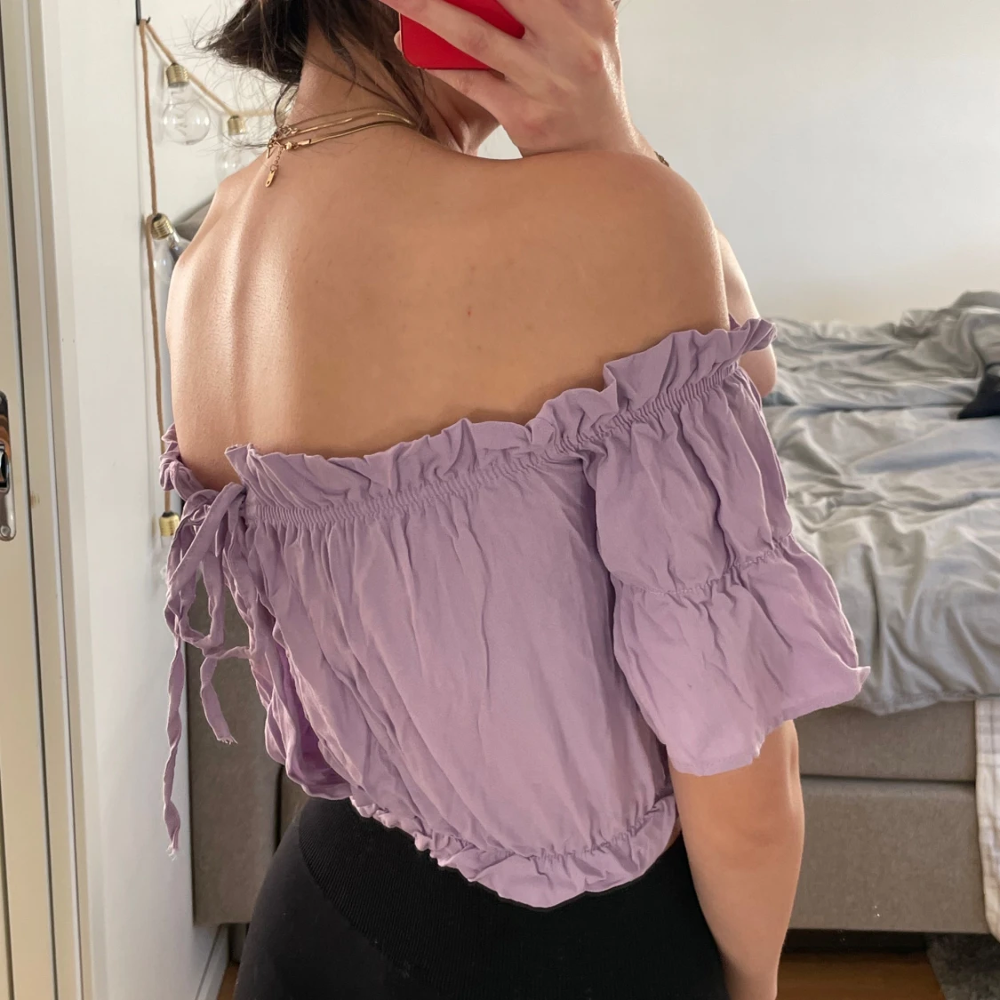 Lila offshoulder topp - 91