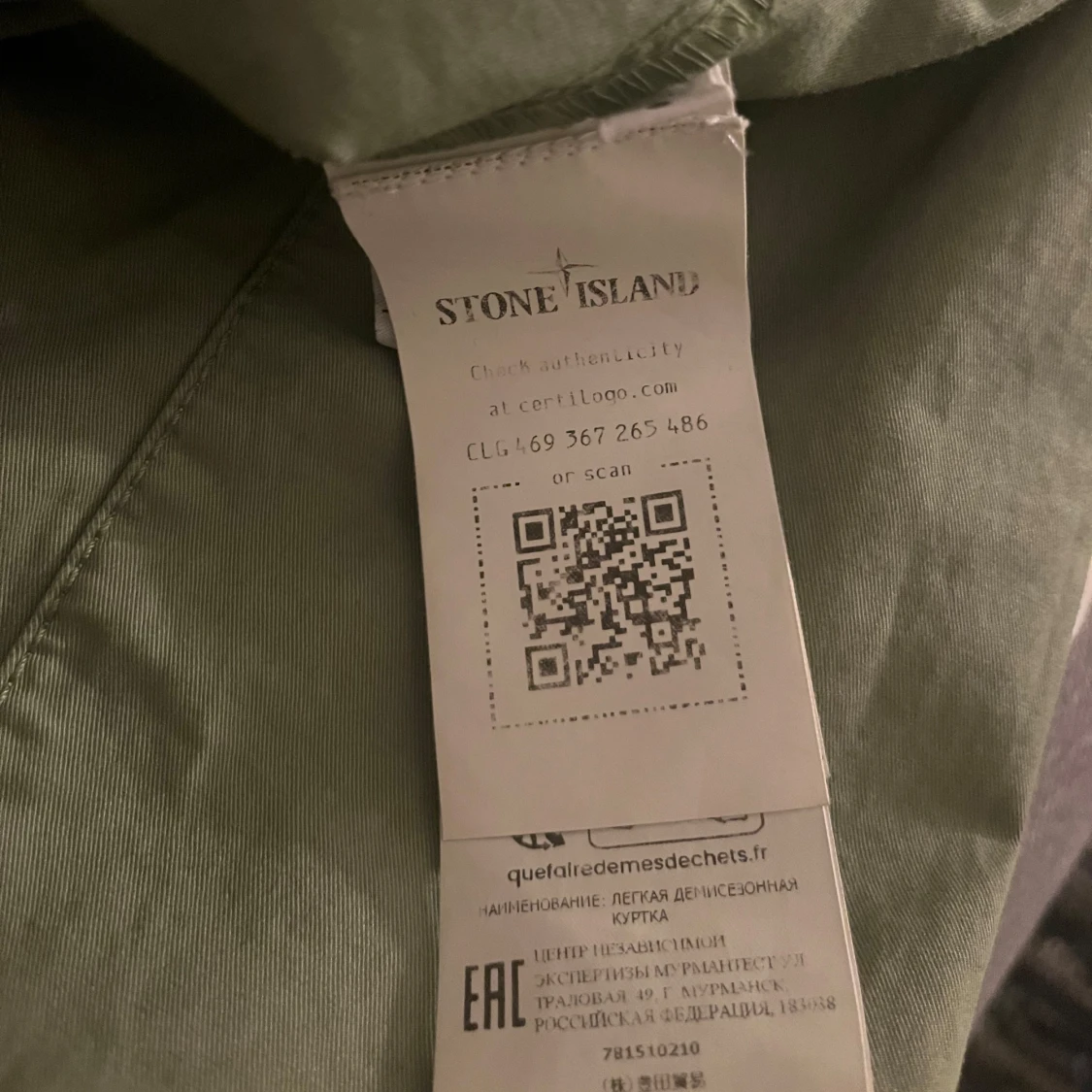 Grön overshirt från Stone Island - 92