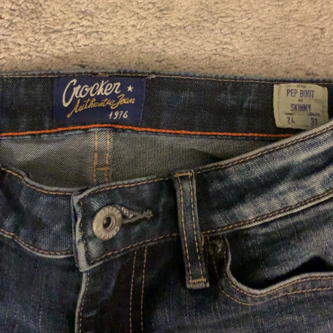 Blå jeans från Crocker - 92