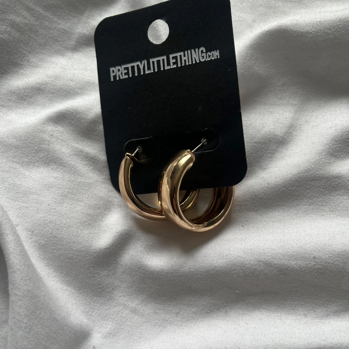 Guld hoops/drops - 90