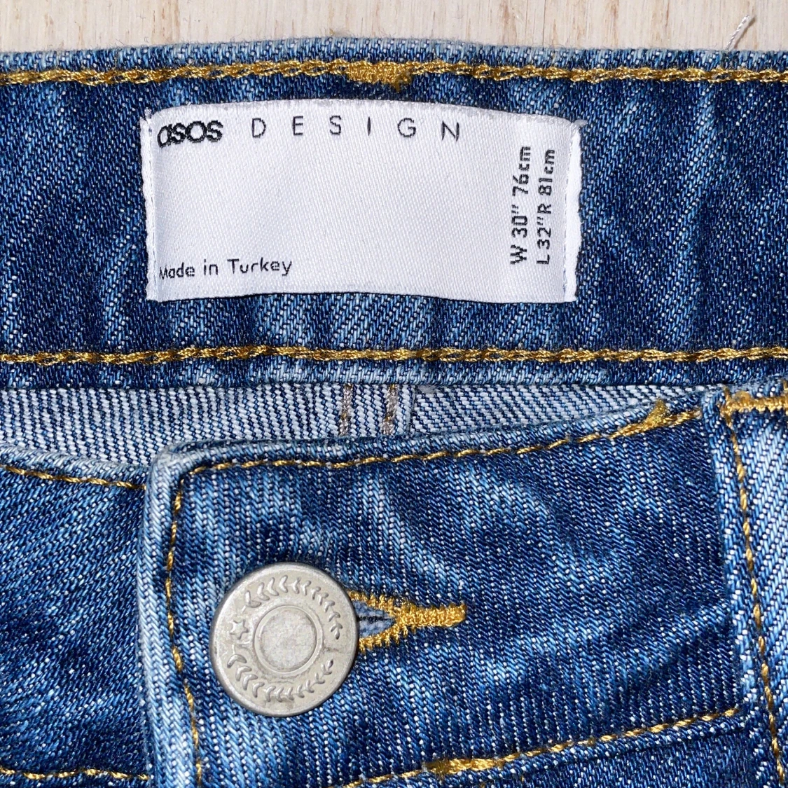 Blå jeansbyxor från Asos - 93