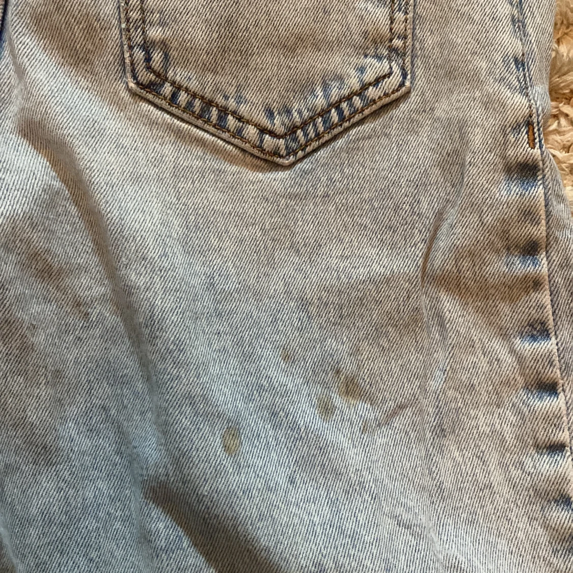 Ljusblå jeans från Lindex - 92