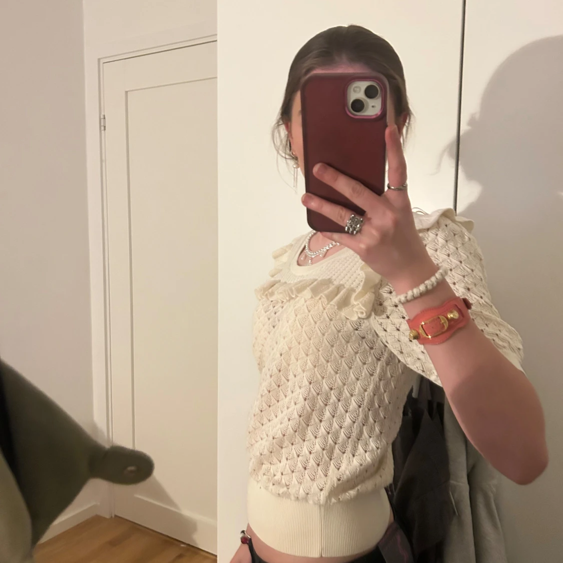 Beige stickad topp från & Other Stories - 90