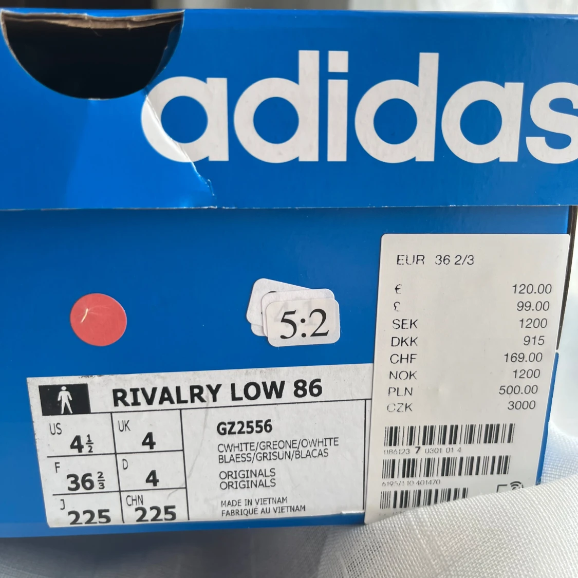 Adidas rivarly low 86 - 92