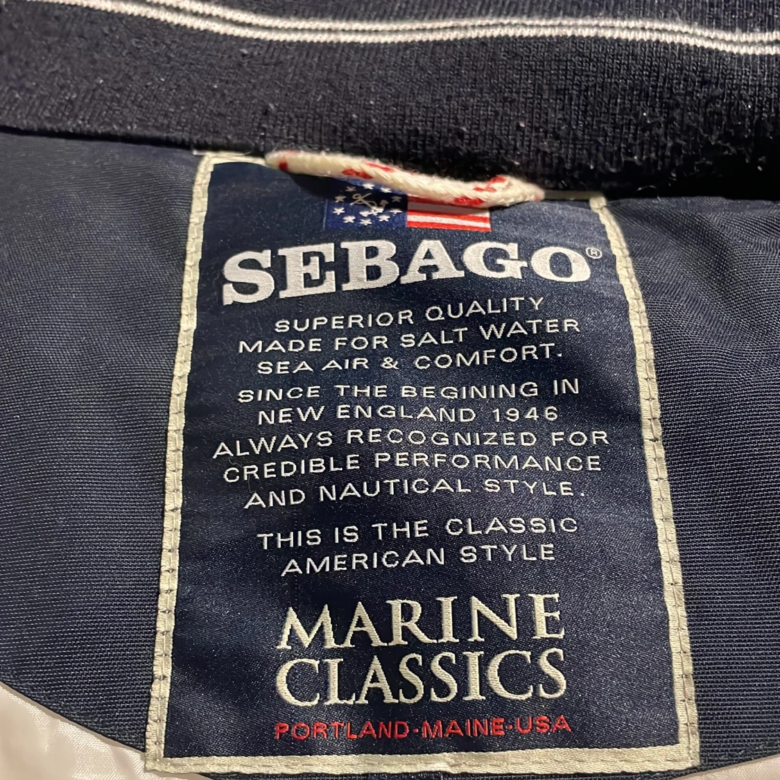 Marinblå jacka från Sebago - 1