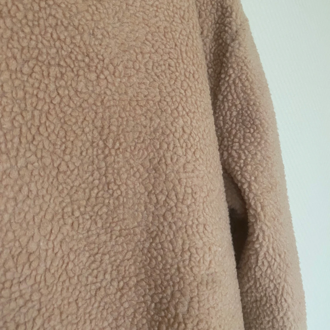 Ljusbrun teddyjacka - 91