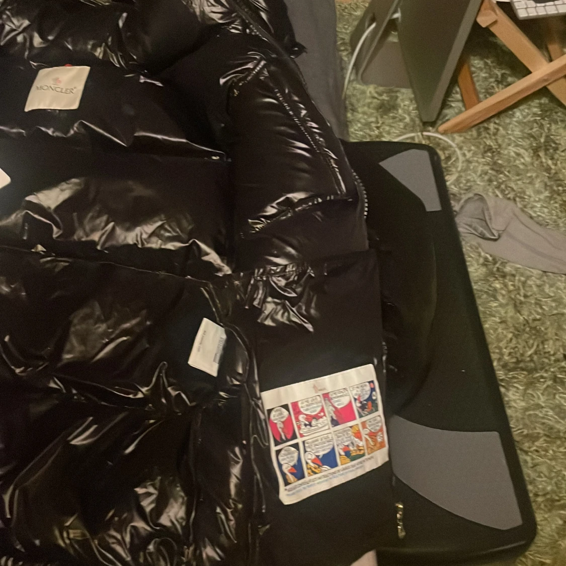 Svart pufferjacka från Moncler  - 91