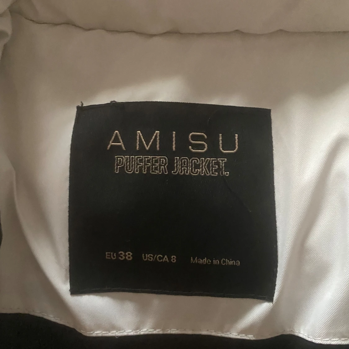 Vit pufferjacka - 91