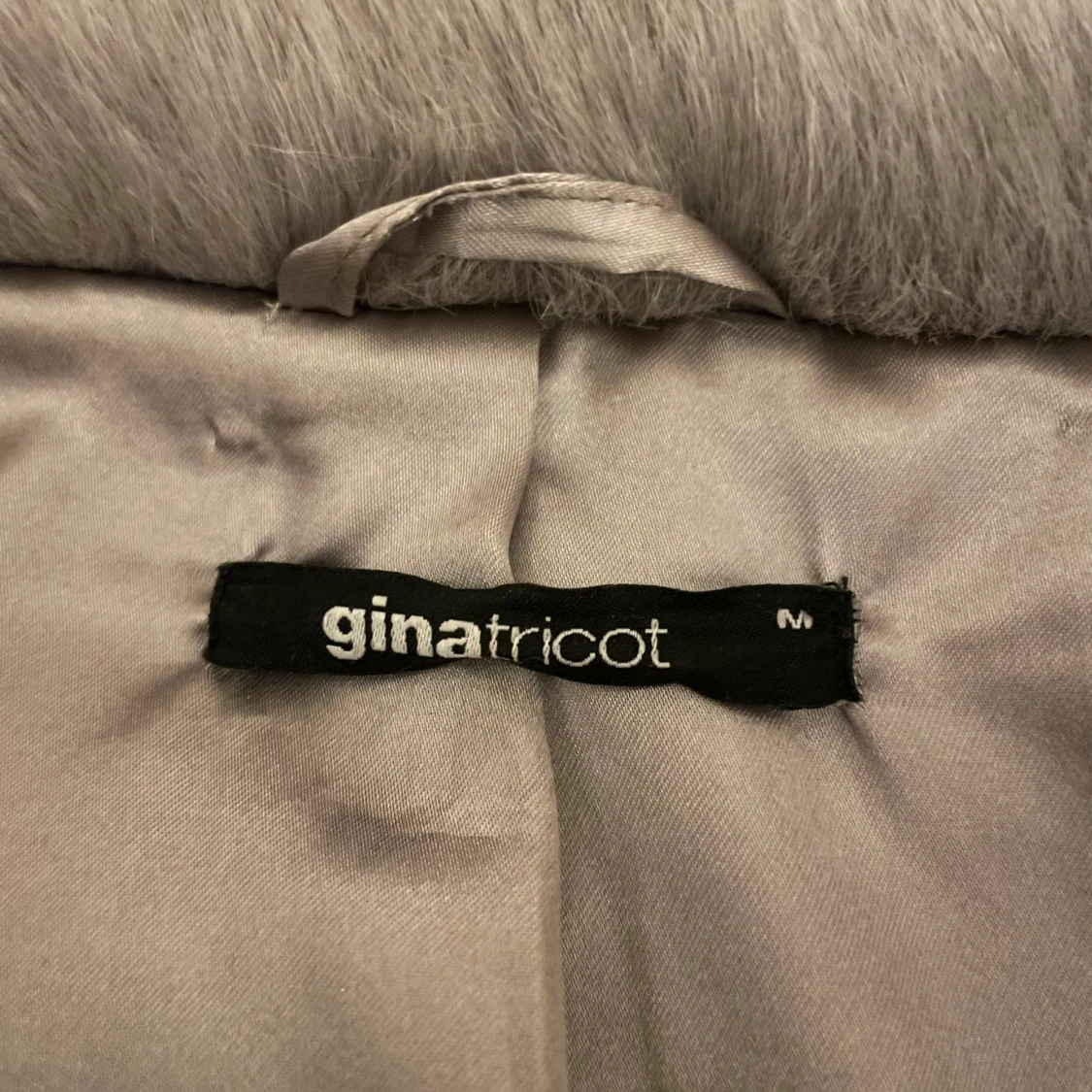 Päls jacka grå - 90