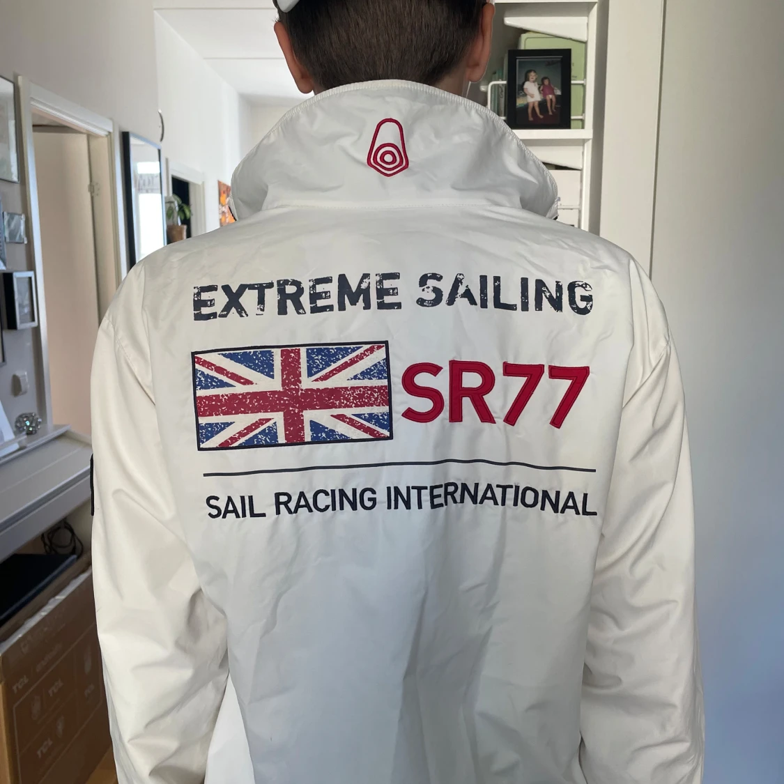 Sail racing windbreaker vit - 93