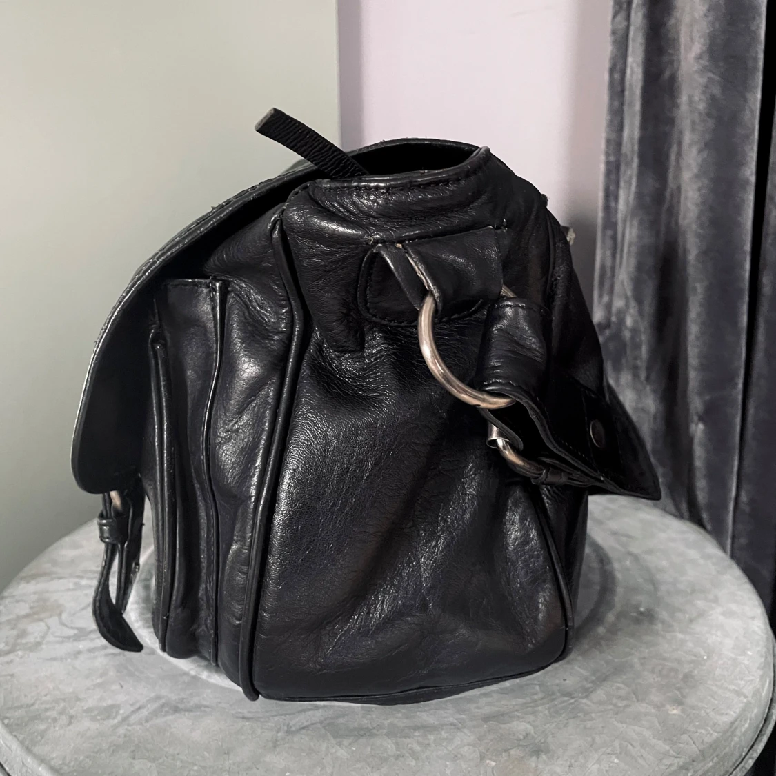 Wera svart läderväska - 91