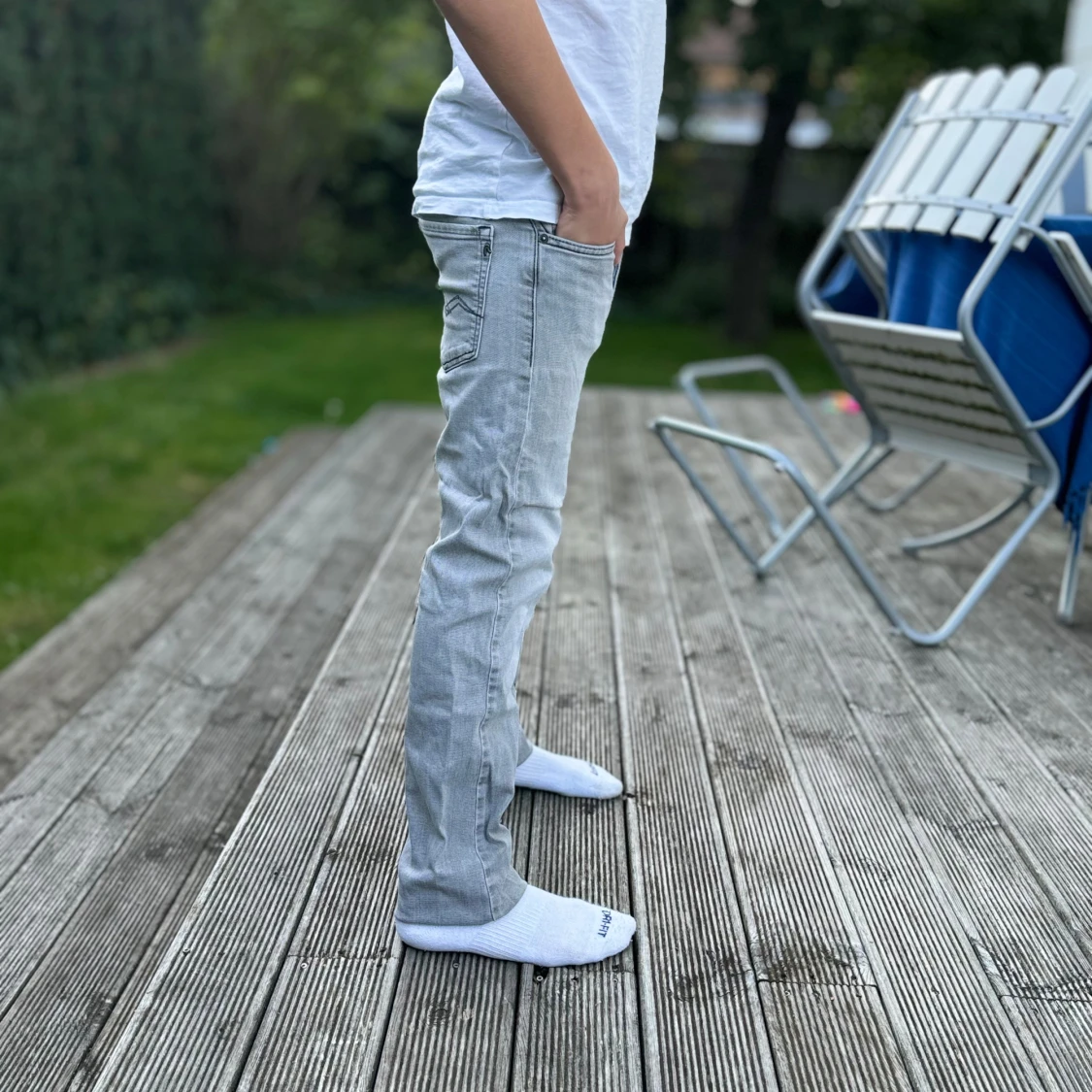 Grå jeans från Replay - 90