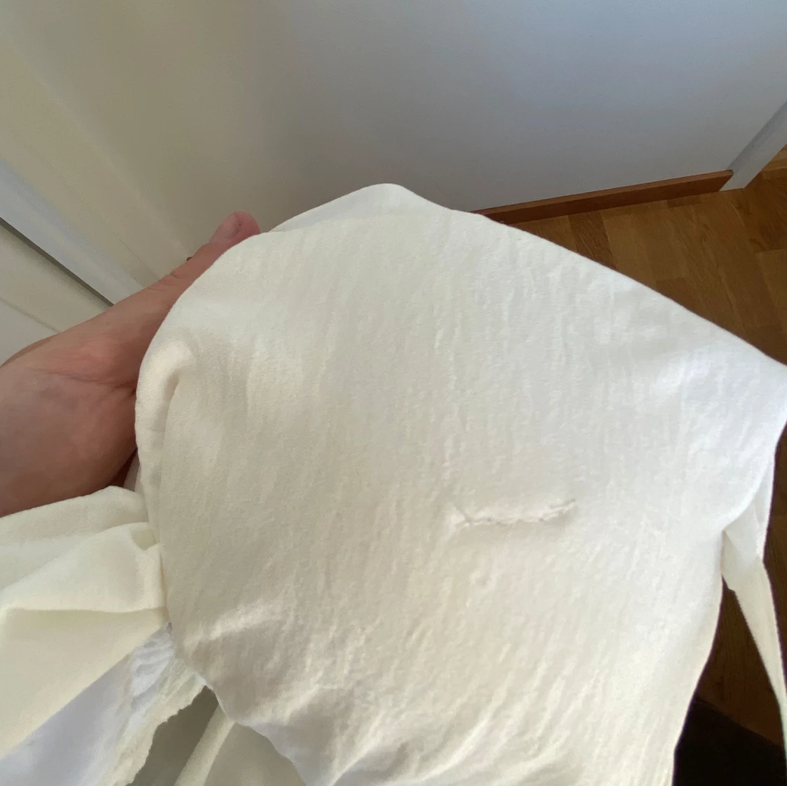 Vit gullig topp - 91