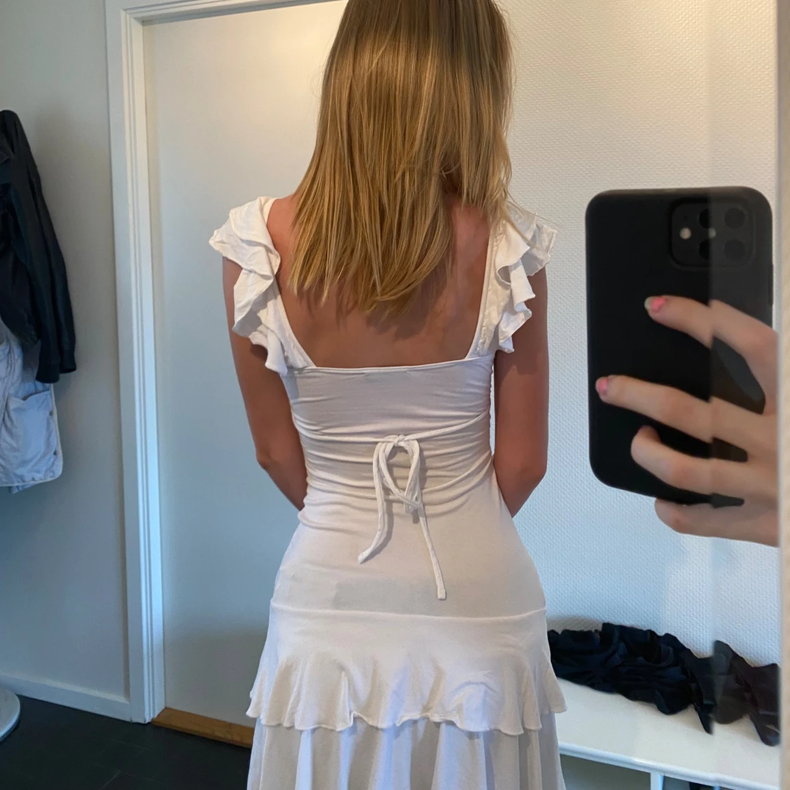 Vit miniklänning - 90