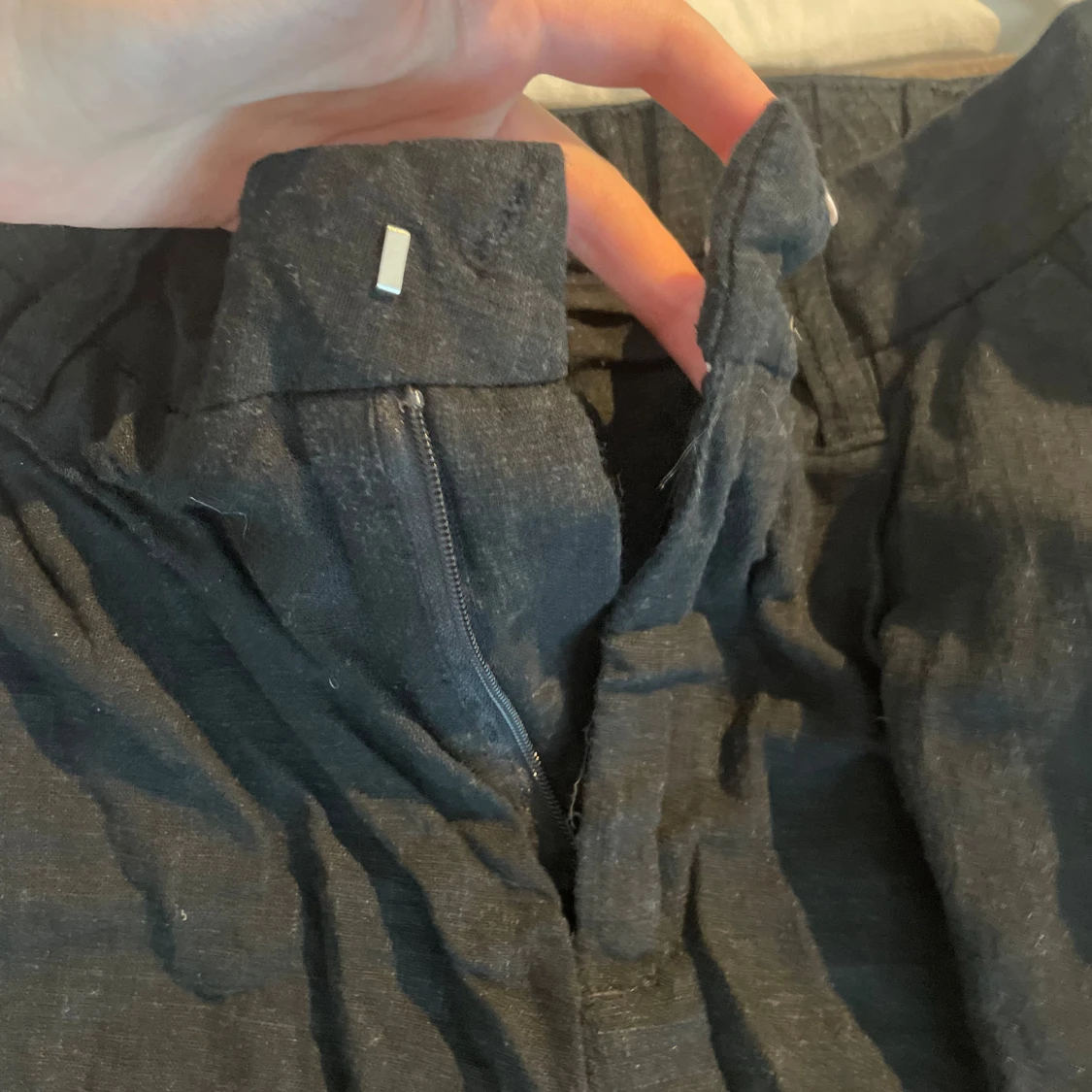 Svarta linne byxor - 90