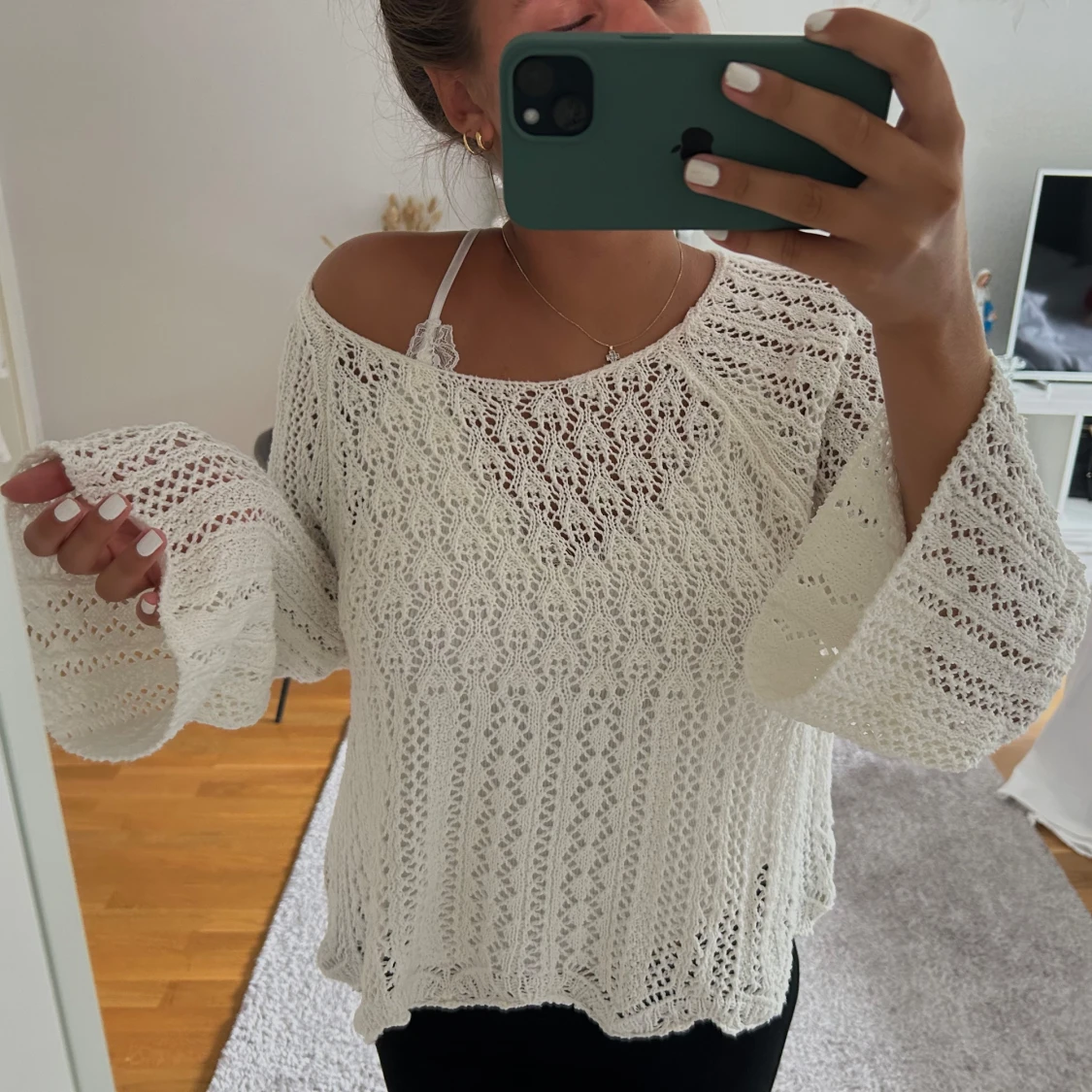 Only - stickad med hål - 90