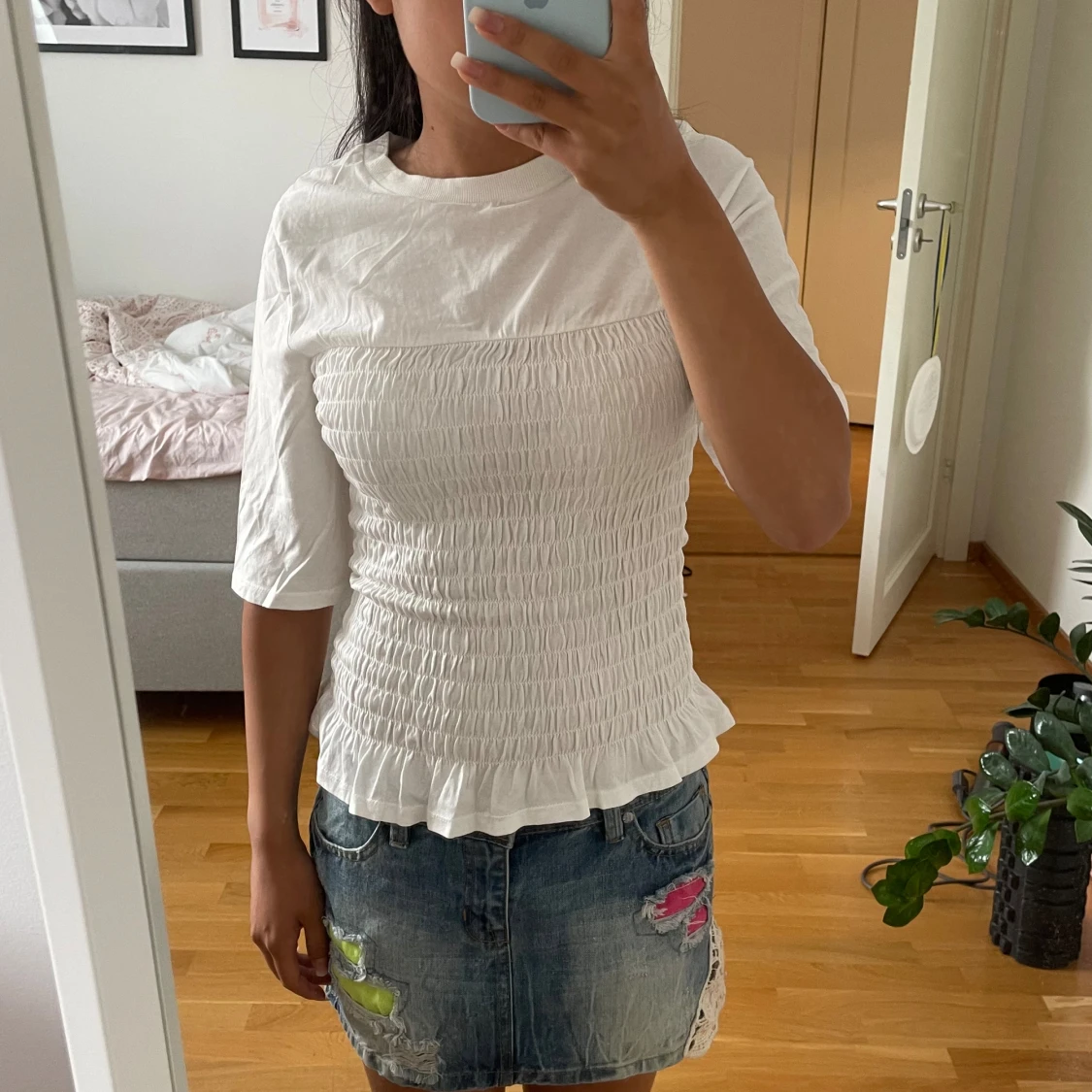 Smockad topp hm  - 90