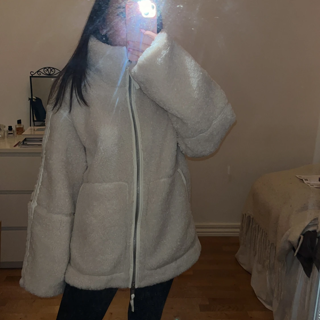 Pilejacka/teddyjacka från hm - 90