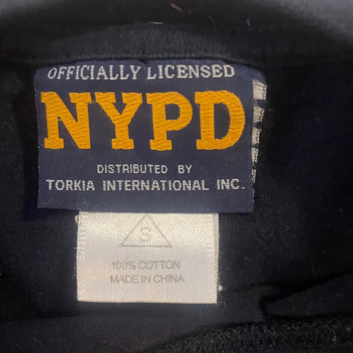 Svart NYPD t-shirt - 90