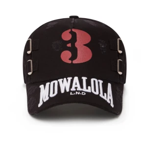 Mowalola - Mowalola  Buckle logo cap 