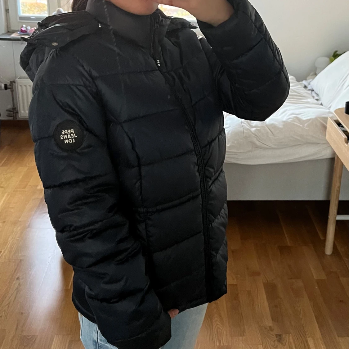 Blå vinterjacka - 91