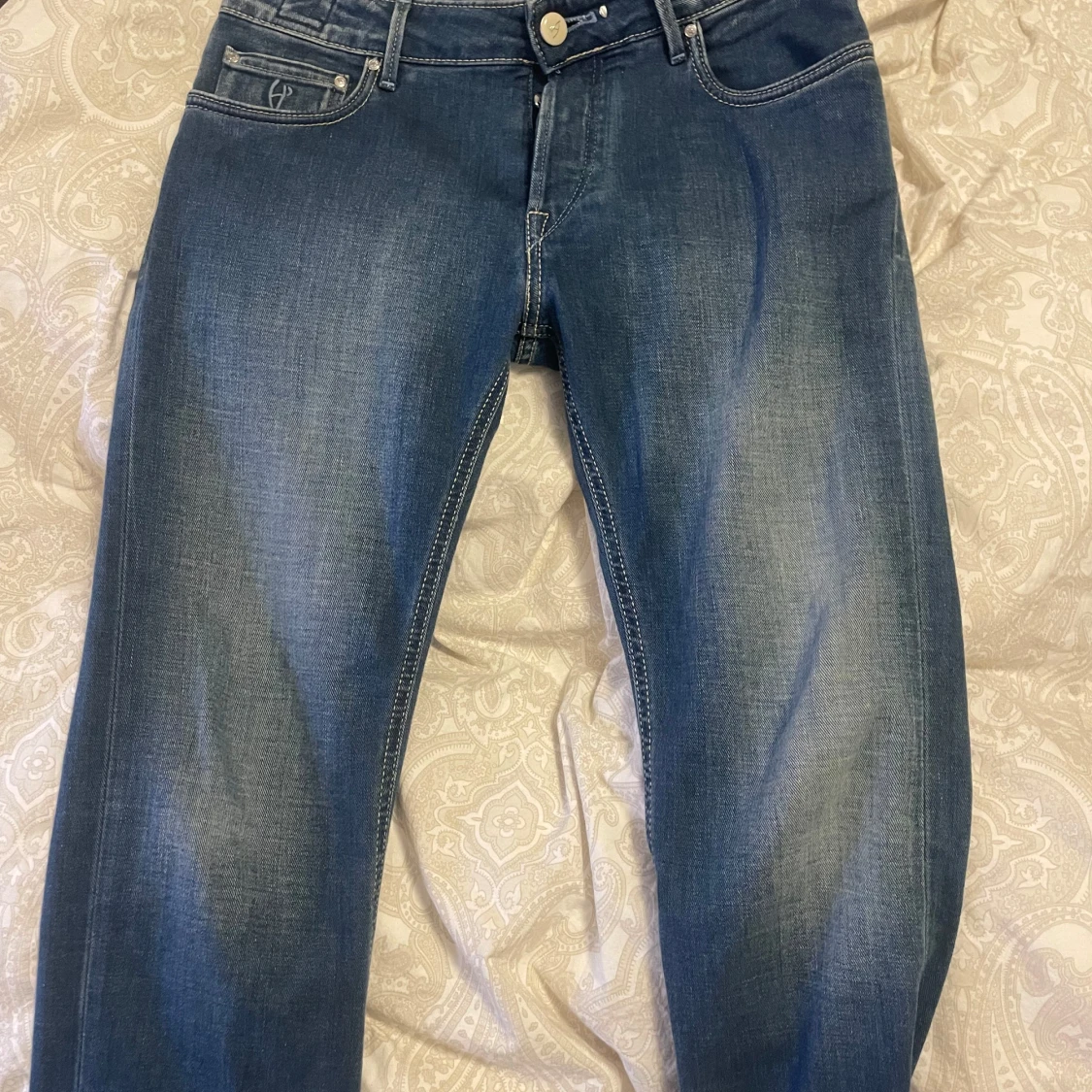 Blå jeans från Handpicked - 90