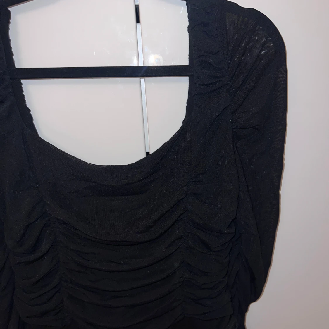 Svart långärmad topp - 91