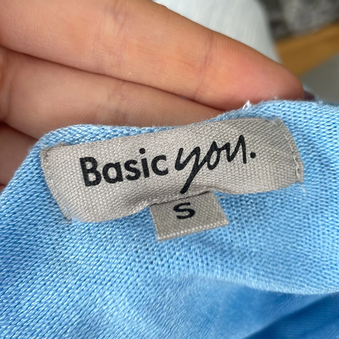Blå tröja från Basic You - 90