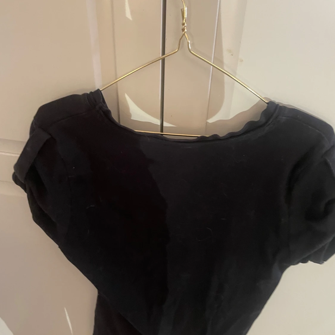 Svart t-shirt med tryck från Fransa - 90