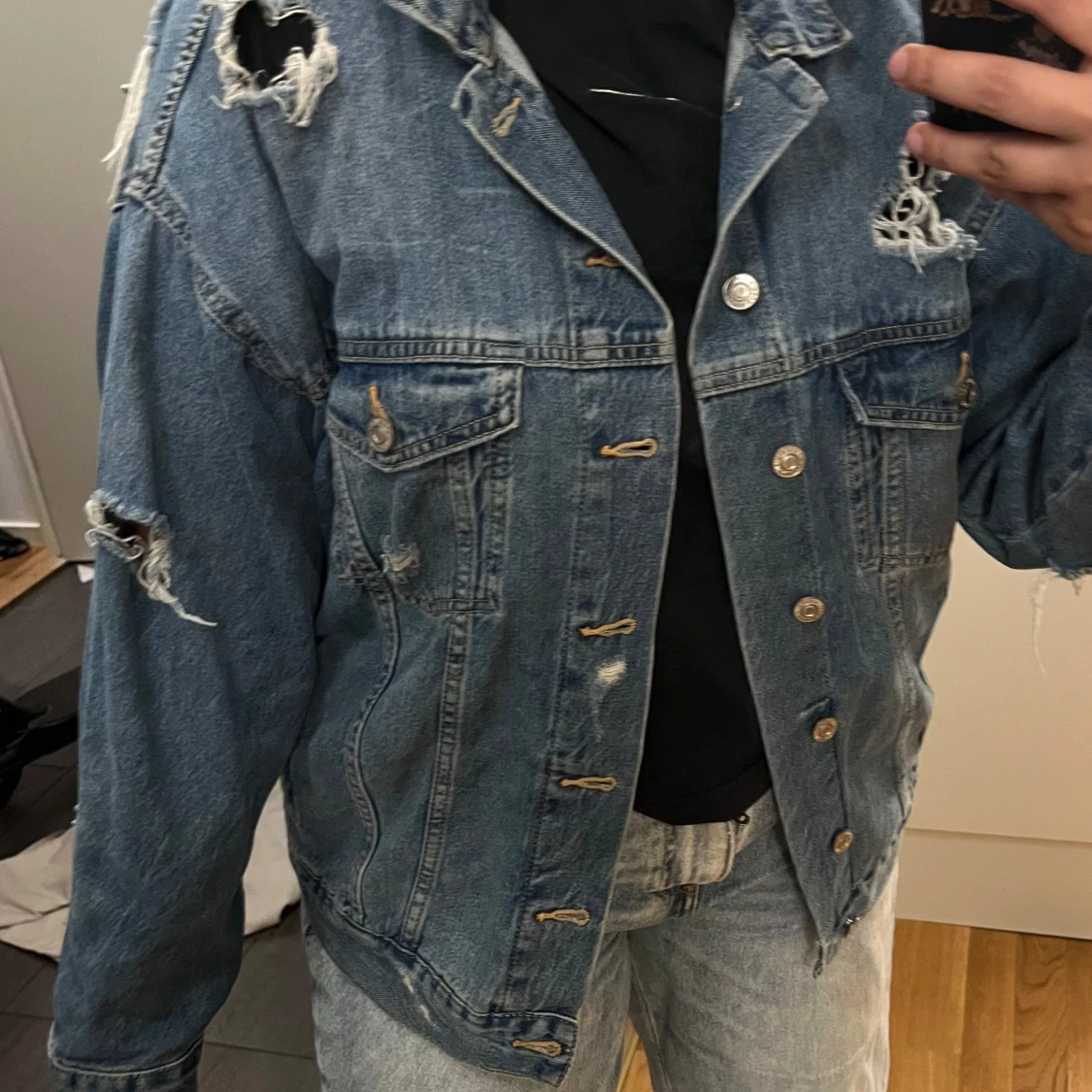 Oversize jeans jacka  - 91