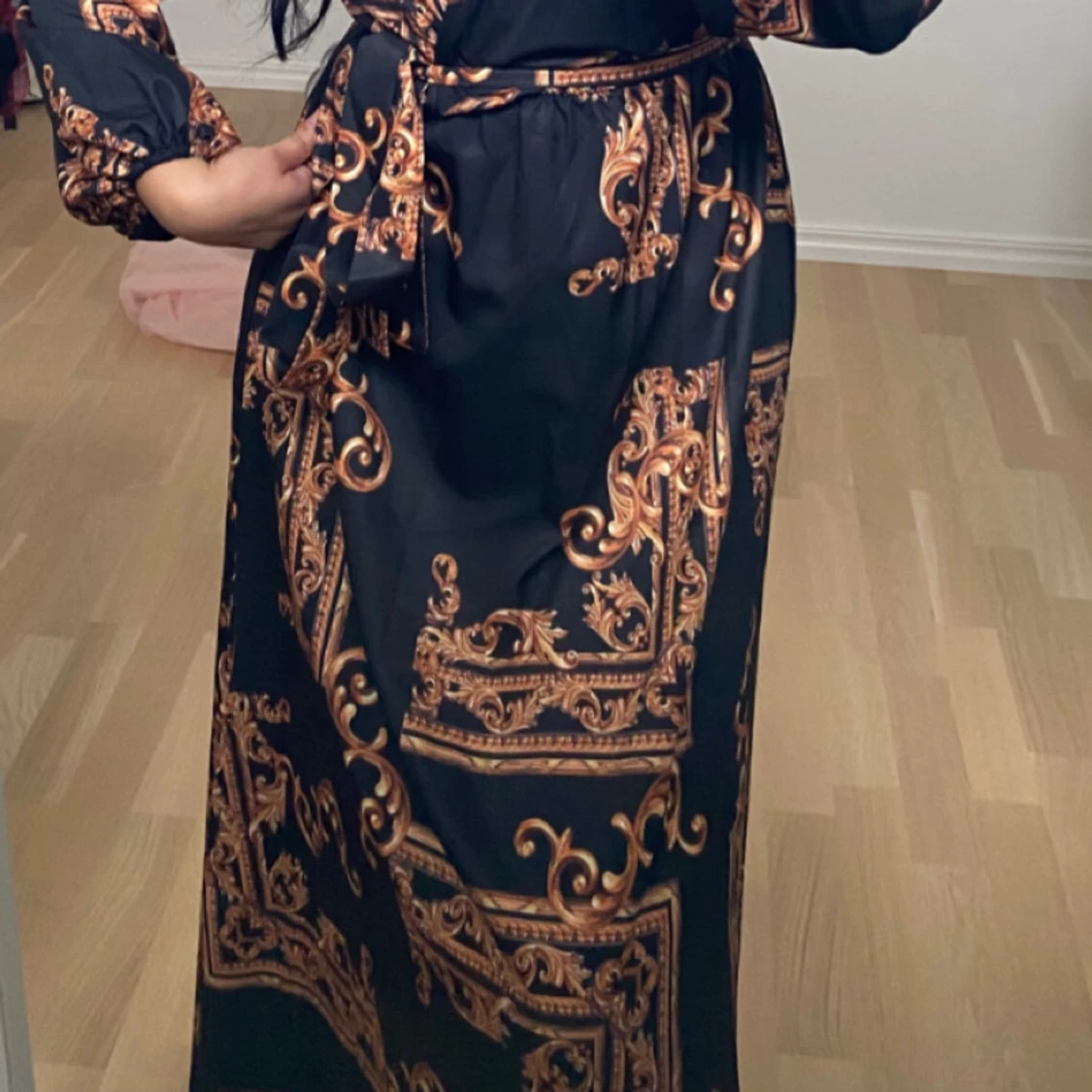 Svart sommar klänning - 92