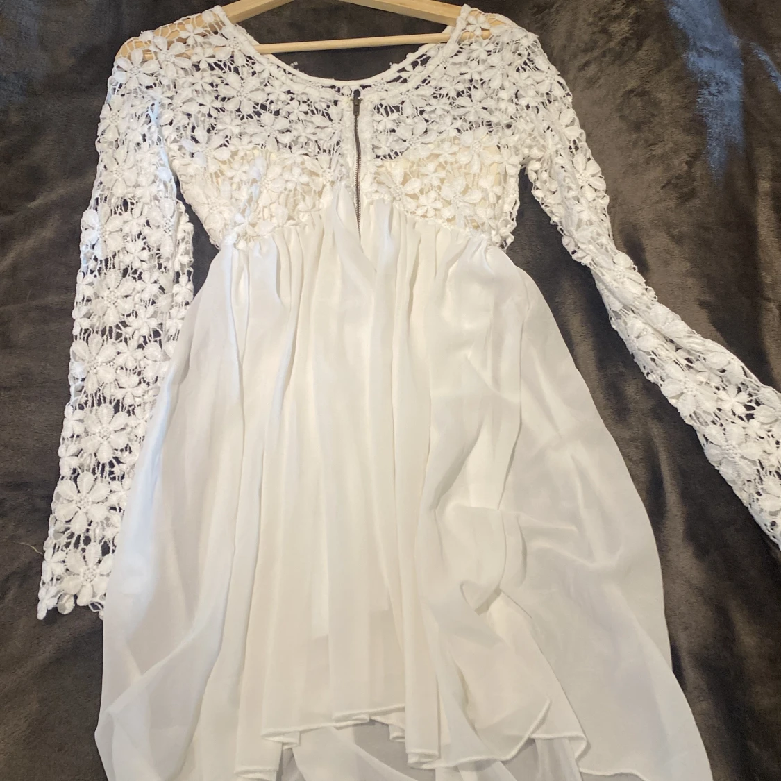 Vit superfin klänning! - 90