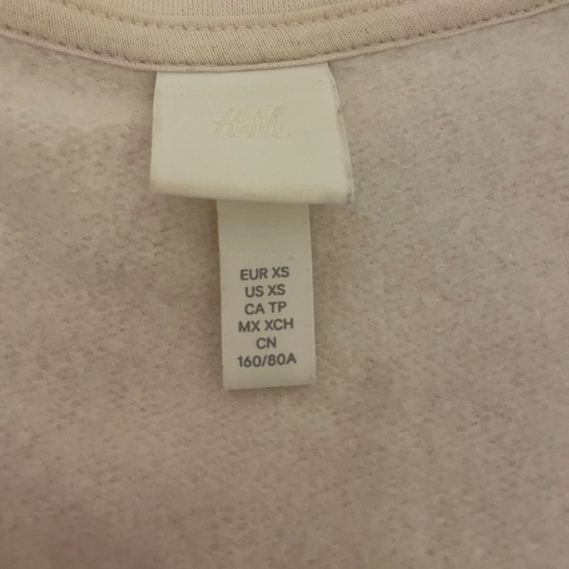 Vit tjocktröja - 90