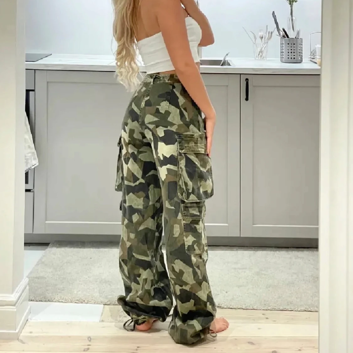 Camouflage cargo pants - 90