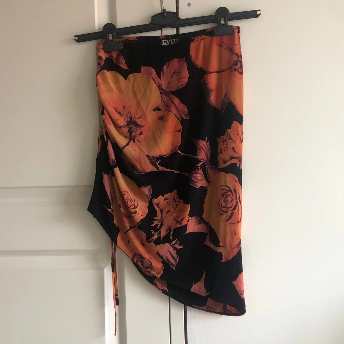 vintage blommig kjol