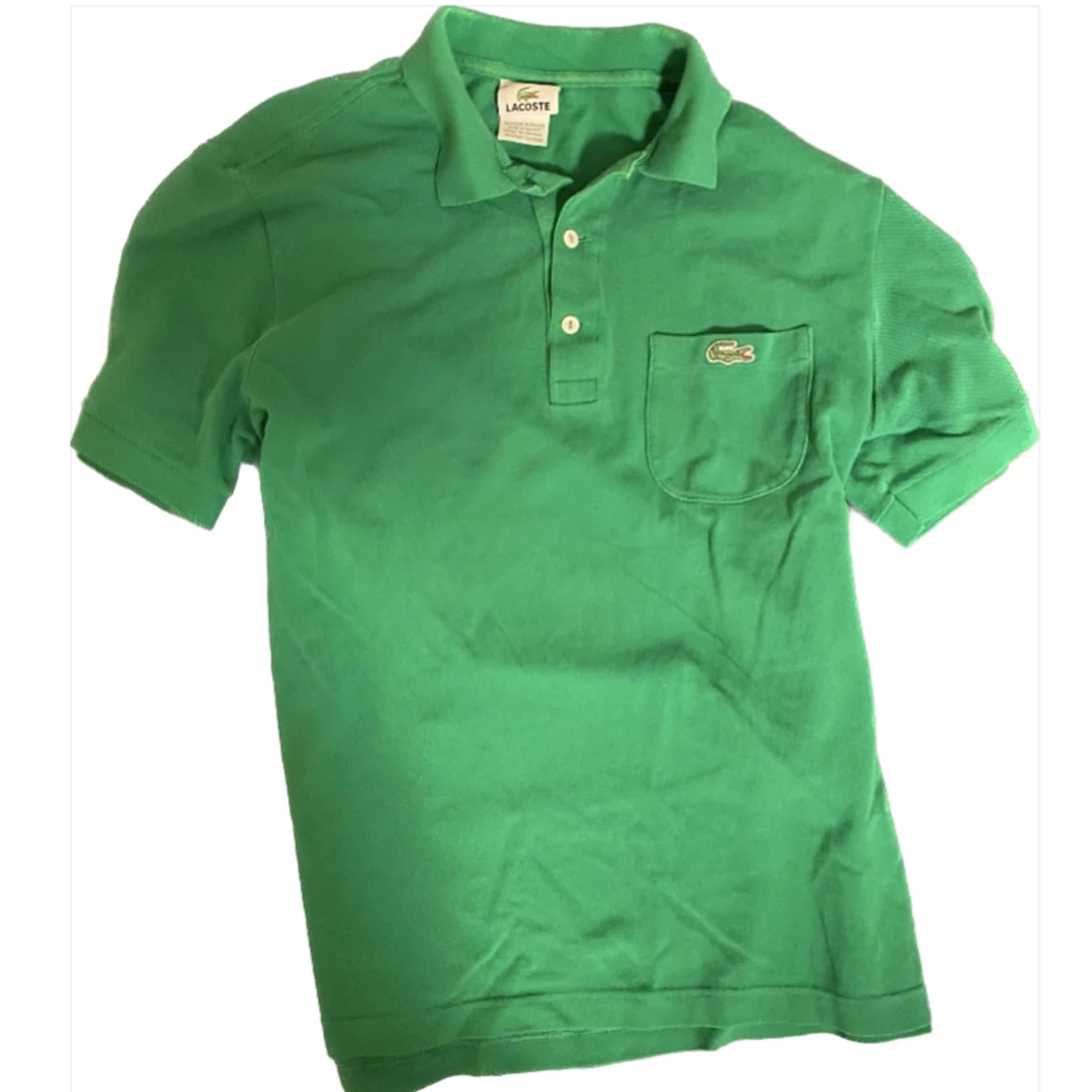 Grön pikétröja från Lacoste