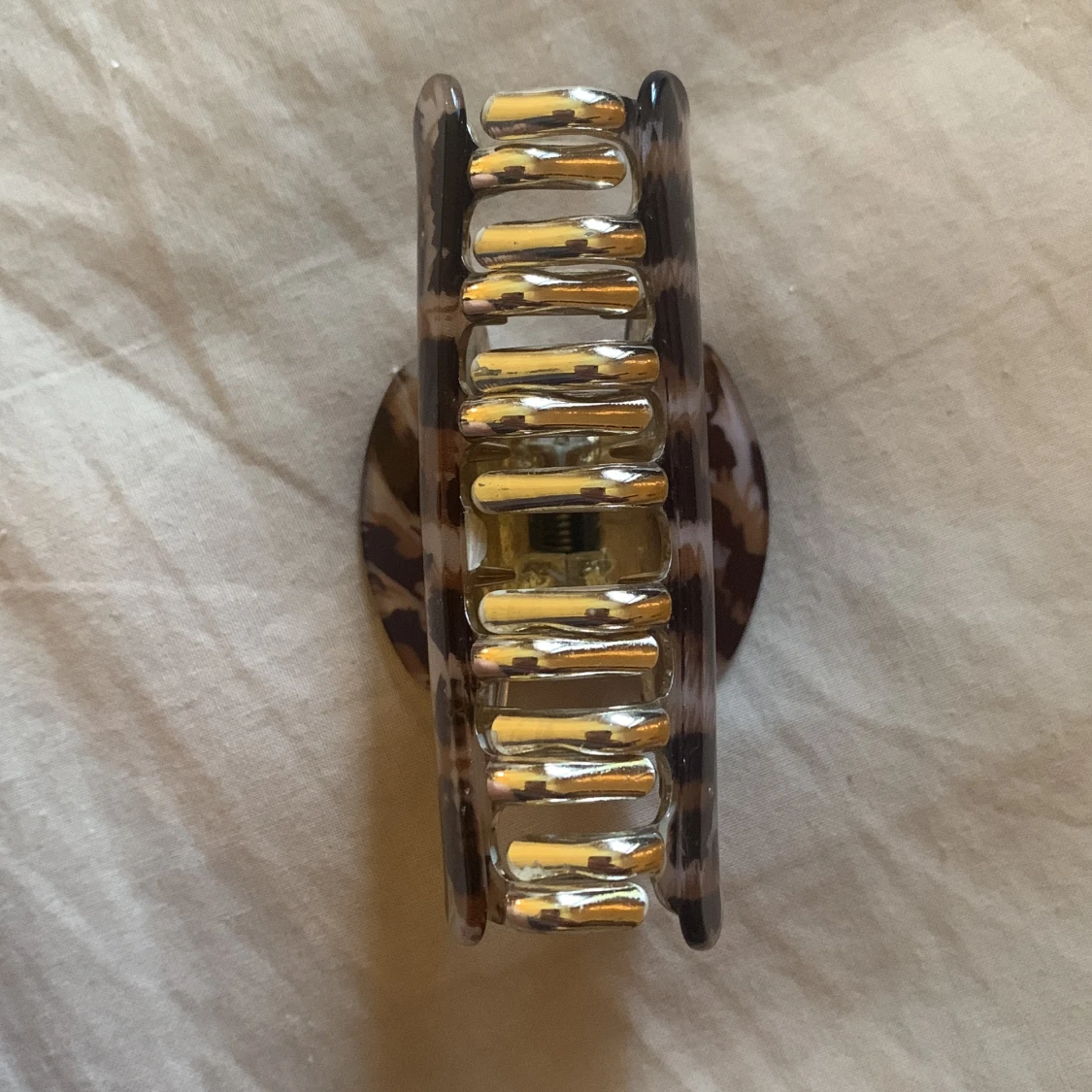 Leopardmönstrad hårklämma - 91