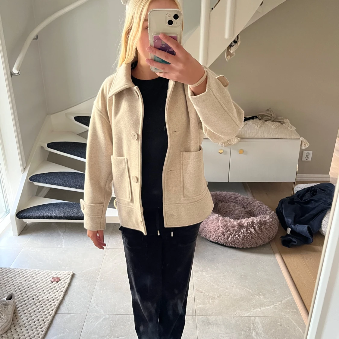 Beige kappa för hösten!  - 90