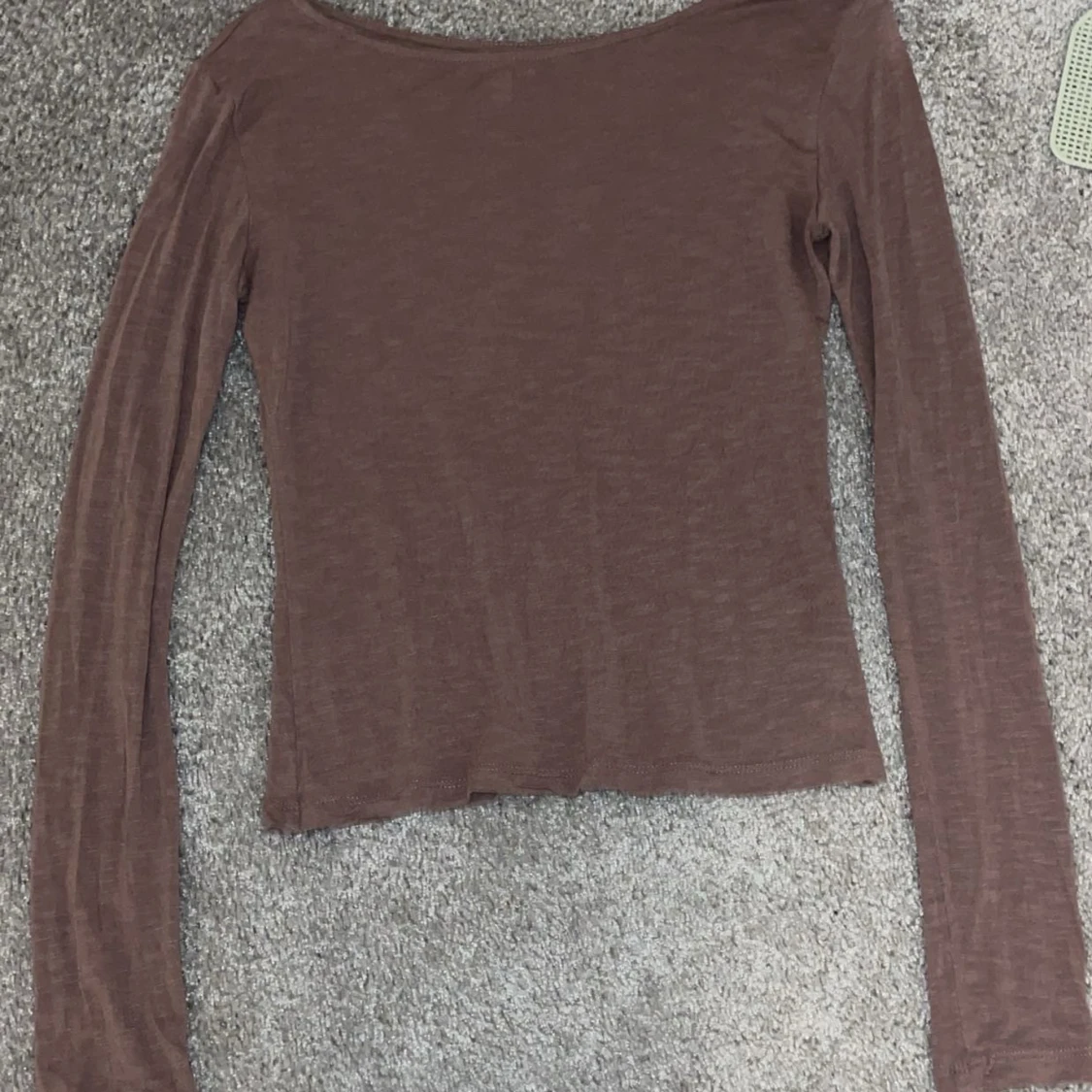 Brun långärmad topp från NLY Trend - 1