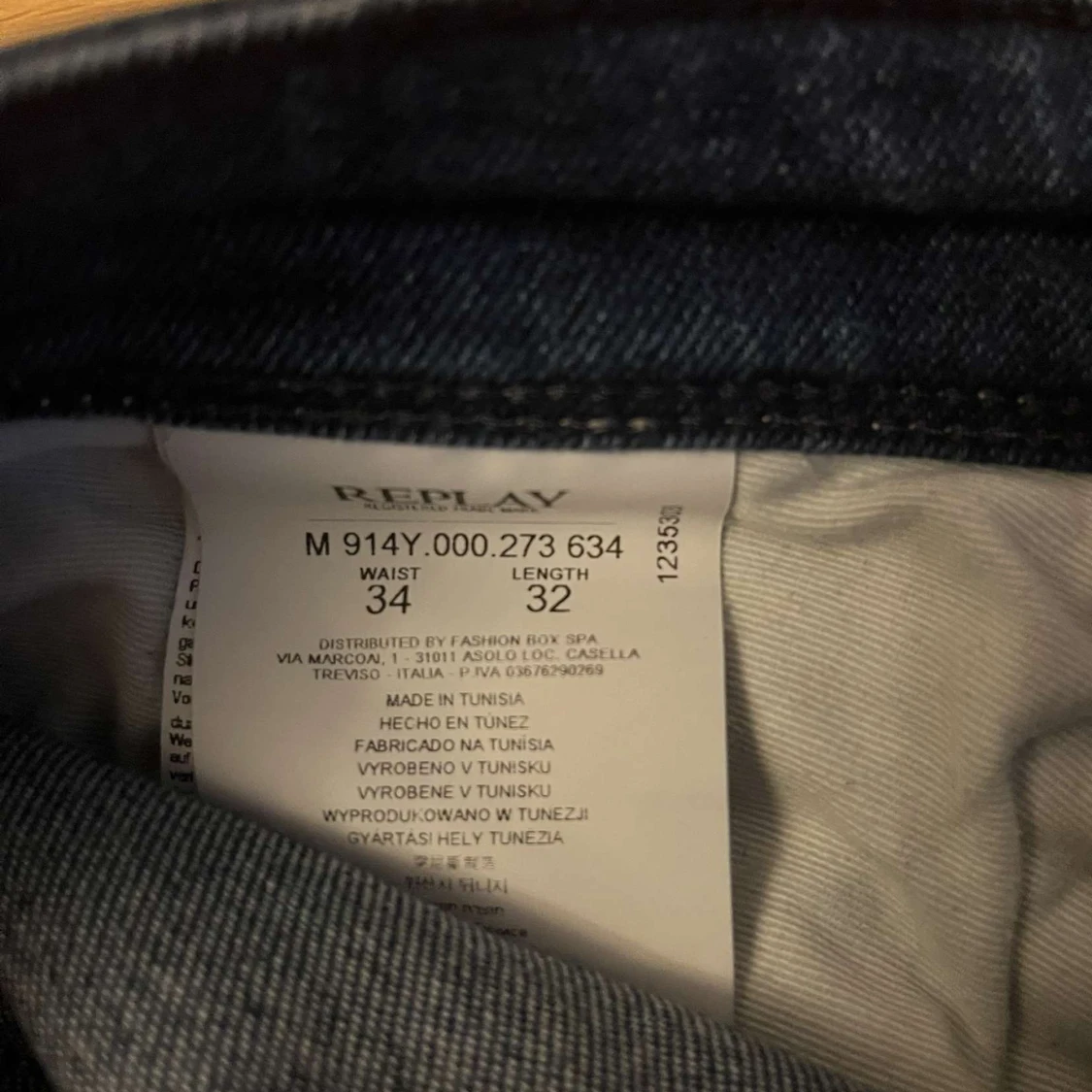 Mörkblå jeans från Replay - 3