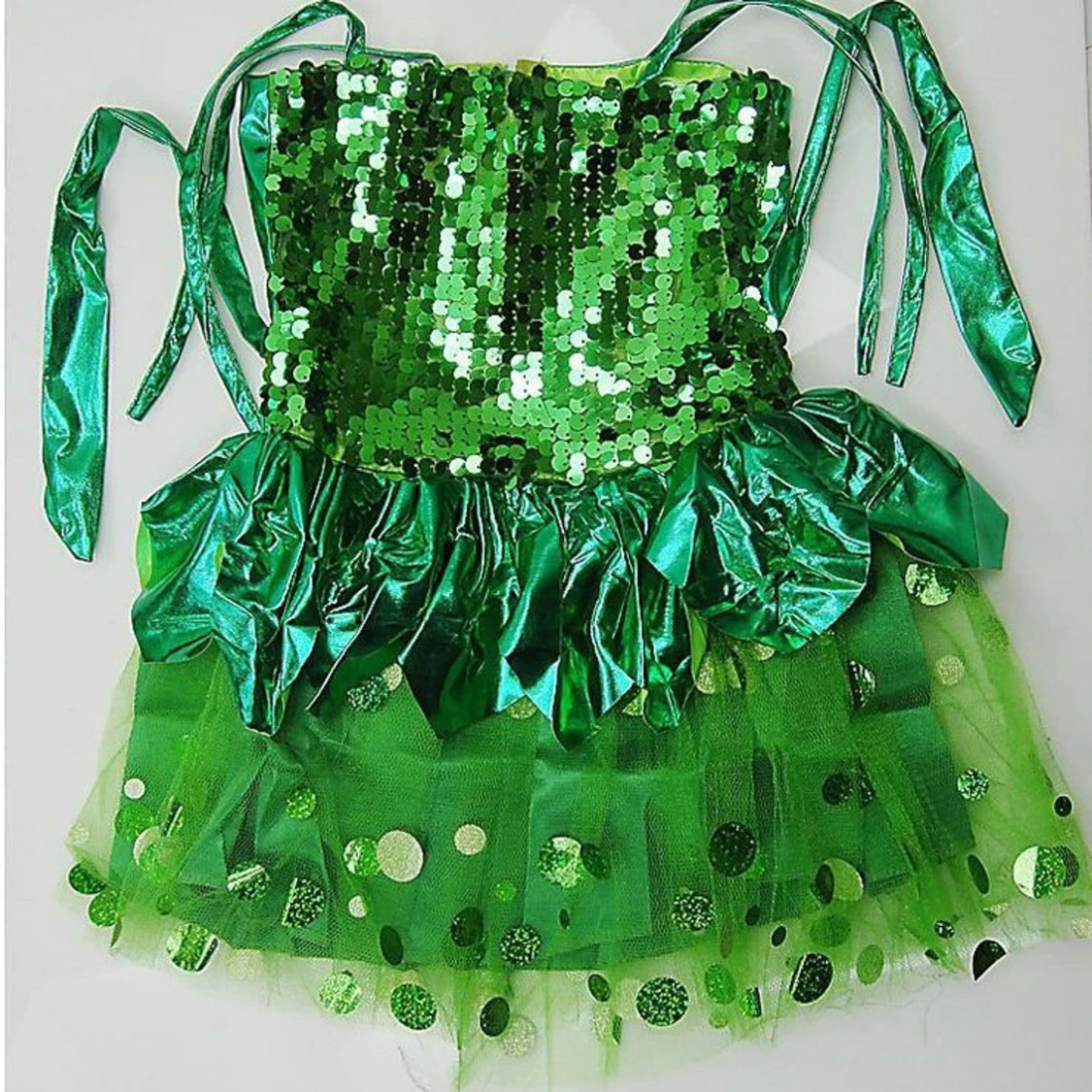 Flicka klänning med glittriga detaljer - 2