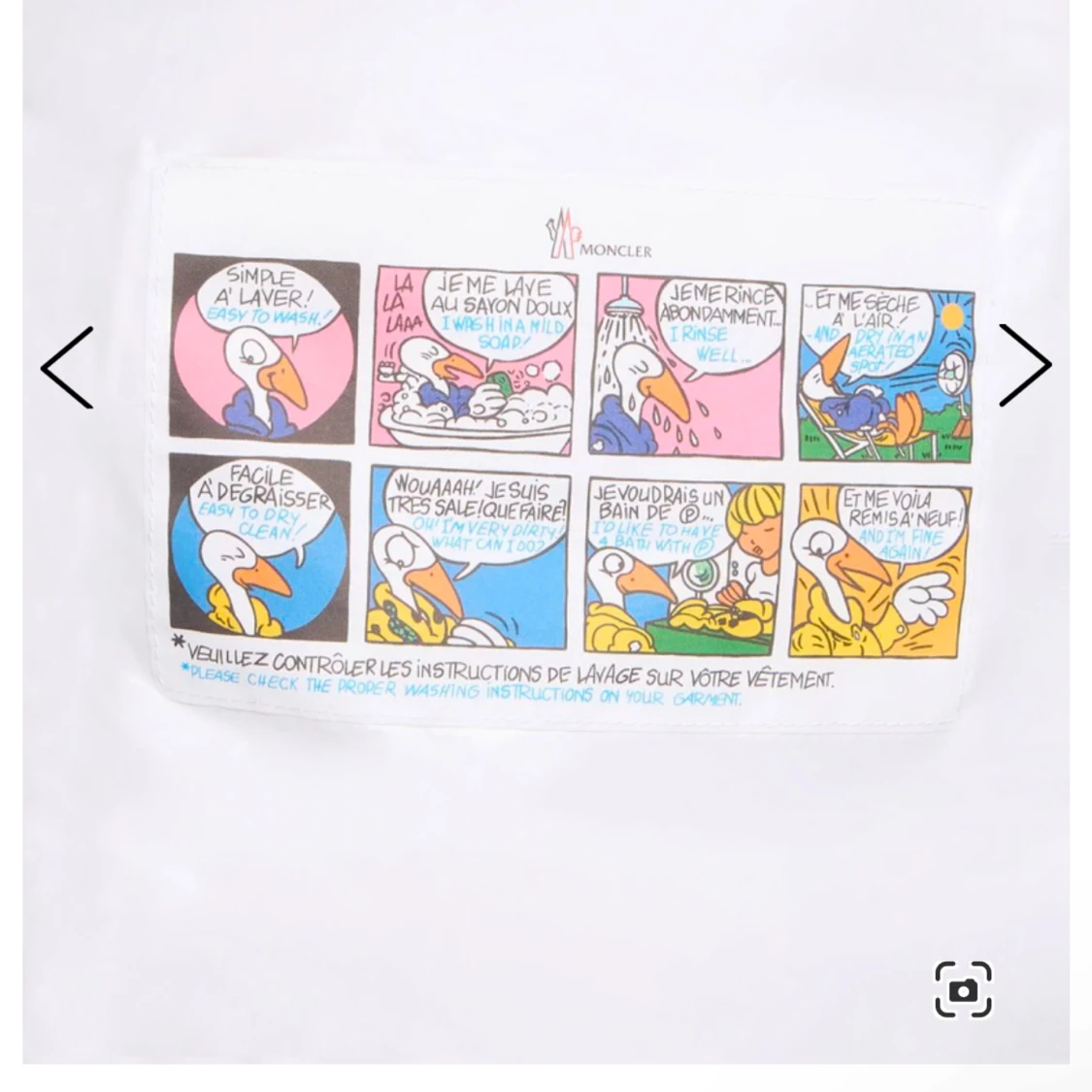 Vit dunjacka från Moncler - 4