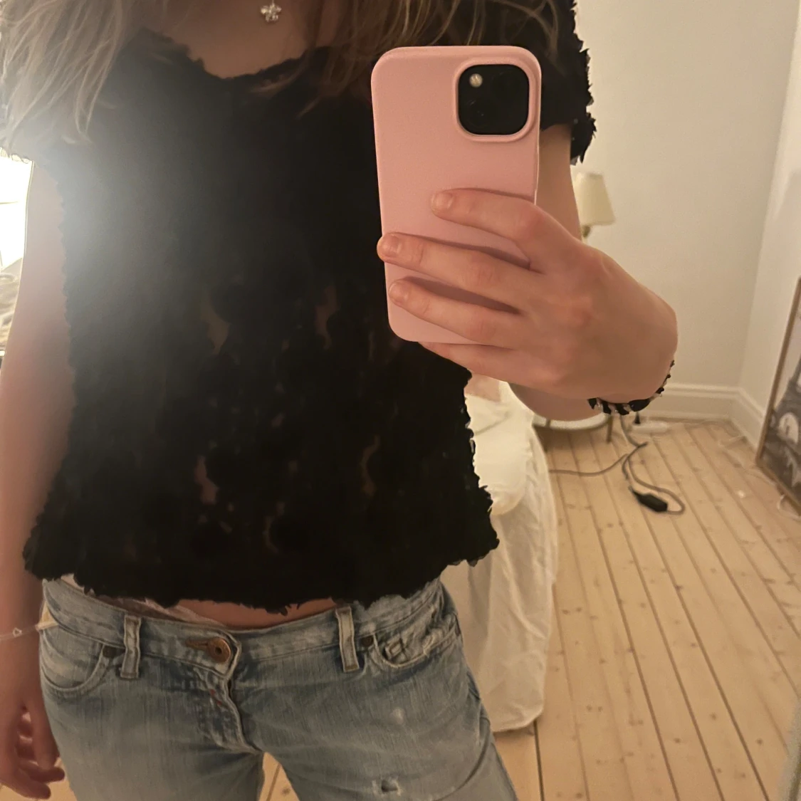 Svart spetsblus från Ida Sjöstedt