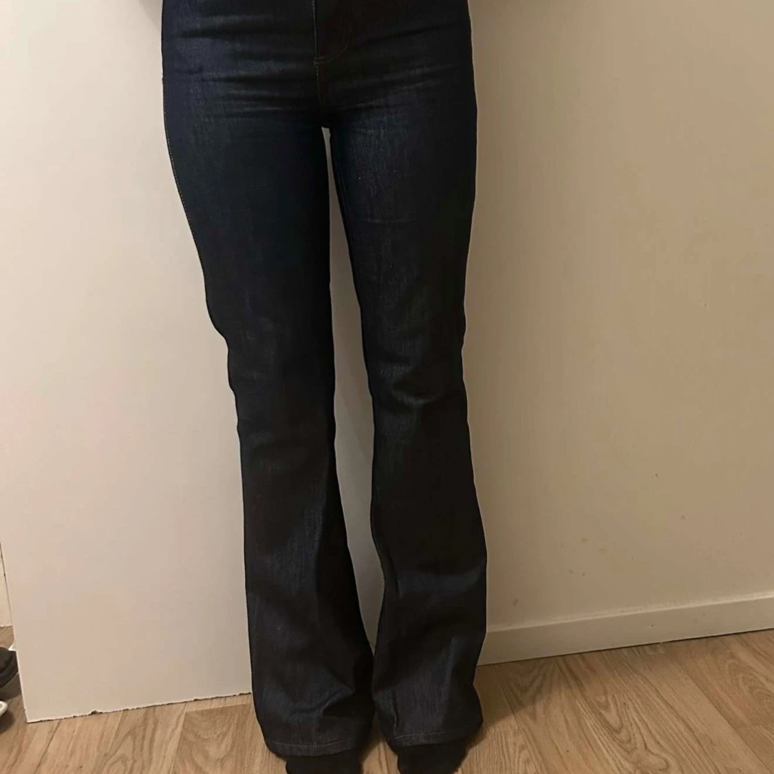 Mörkblå bootcut jeans NAKD - 3