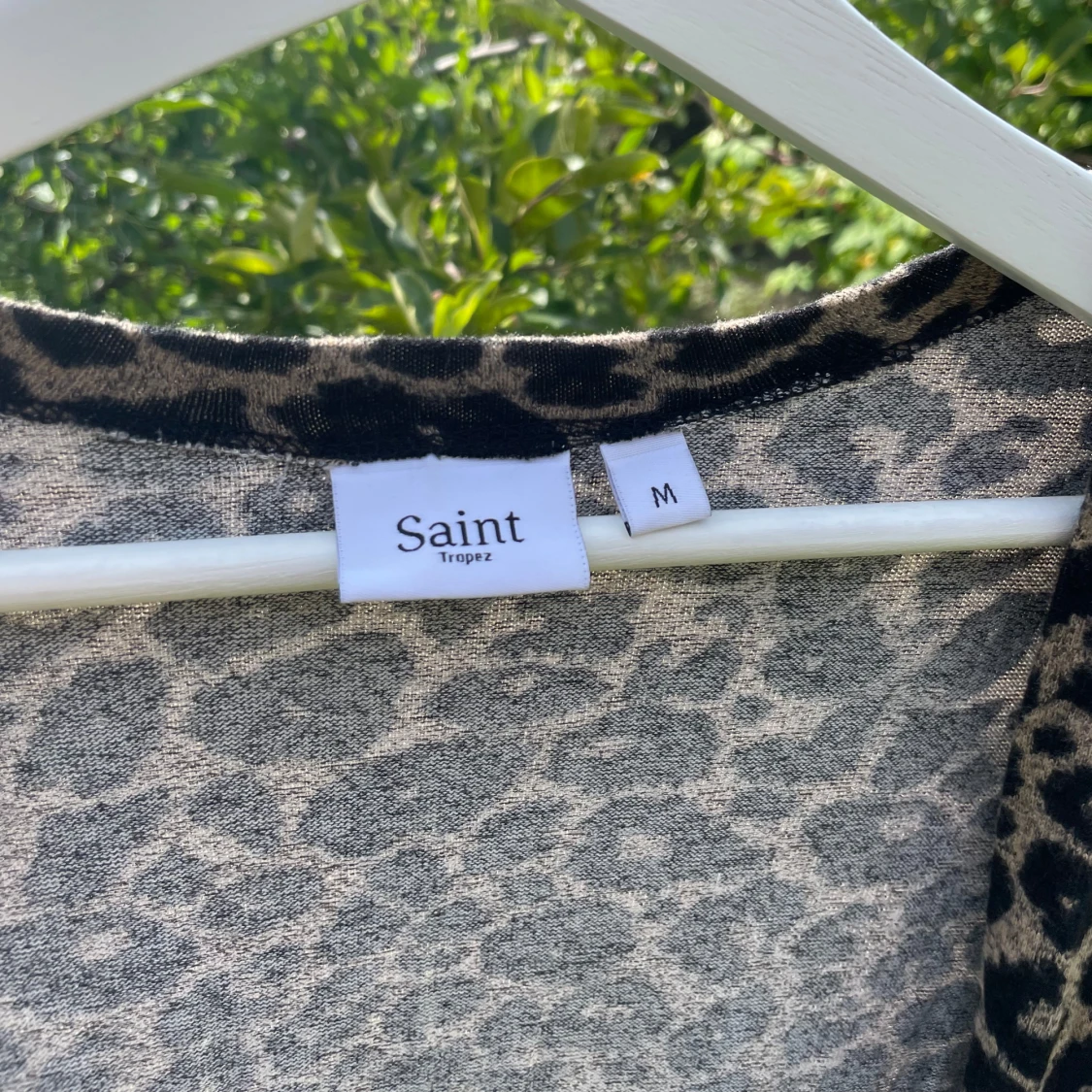 Leopardmönstrad cardigan från Saint Tropez - 92