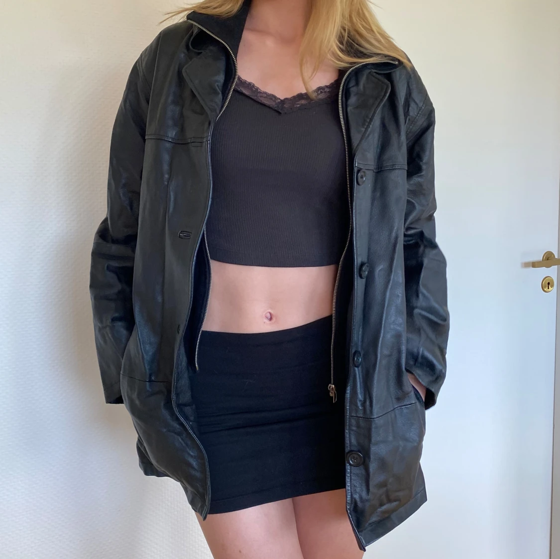 Läderjacka - 92