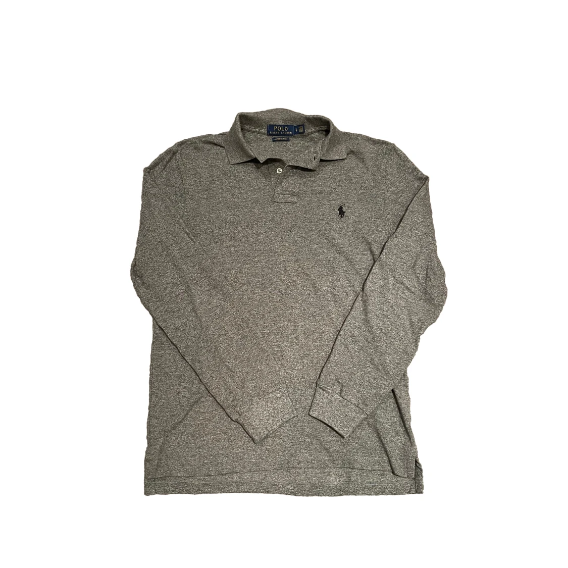 Grå pikétröja från Ralph Lauren