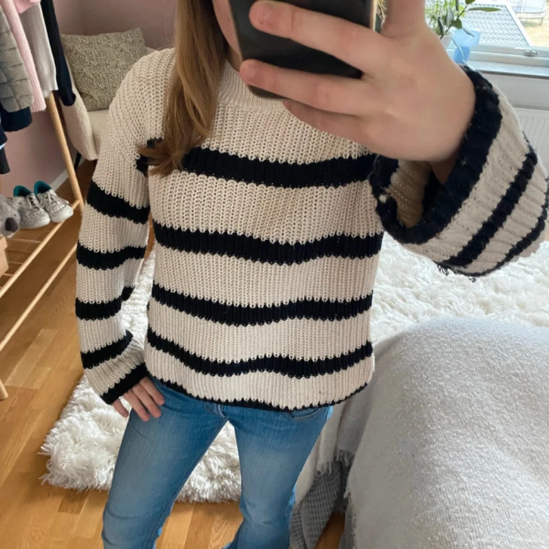 stickad tröja🩵 - 1