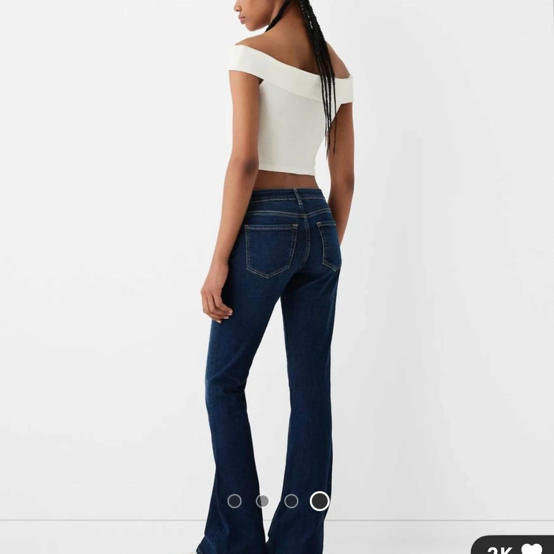 NYA Blå bootcut jeans  - 91